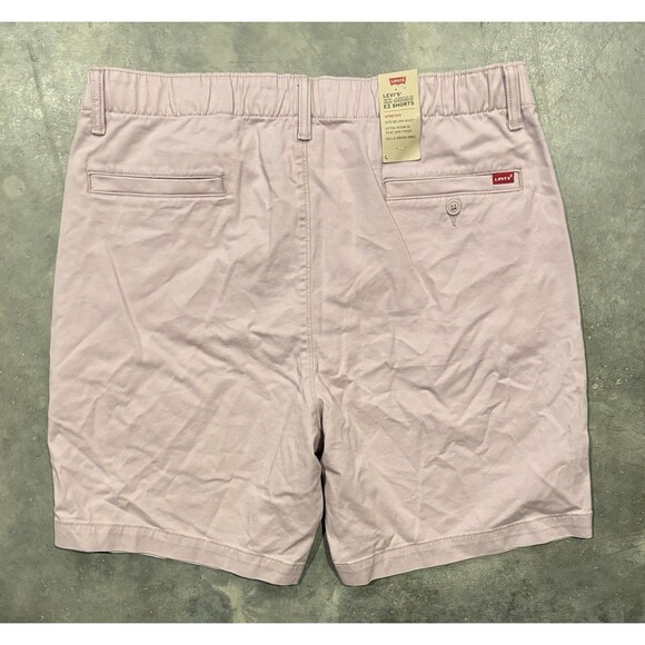 Levis XX Chino EZ Shorts Men's Size L Pink Stretch Waist NWT - Picture 2 of 7